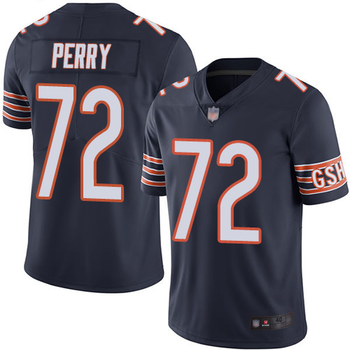 Chicago Bears Limited Navy Blue Men William Perry Home Jersey NFL Football 72 Vapor Untouchable